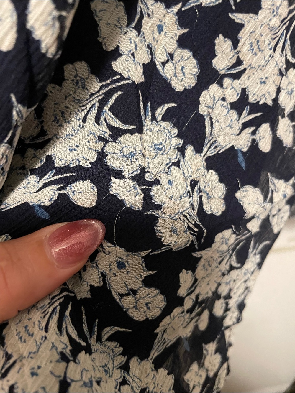 Ralph Lauren Vintage 100% Silk Floral Maxi Skirt Petite Large - Picture 6 of 10